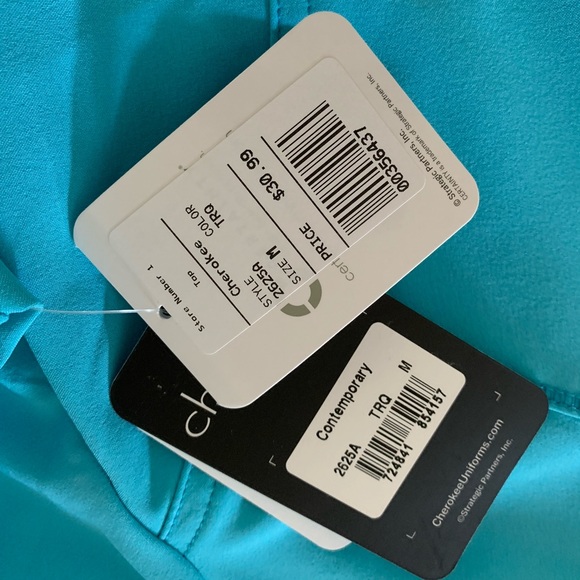 NEW Turquoise Cherokee Scrubs SET - Picture 3 of 6